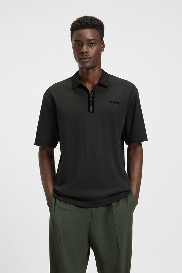 ΜΠΛΟΥΖΑ POLO HUGO - 001 ΜΑΥΡΟ